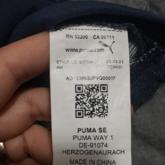 PUMA Women's Blue Crop Top - Picture 6 of 10